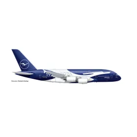 Herpa 539494 Airbus A380 Lufthansa 100 Jahre (1:500)
