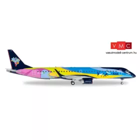   Herpa 557771 Embraer E195 Azul Brasilian Airlines, Verao Azul (1:200)