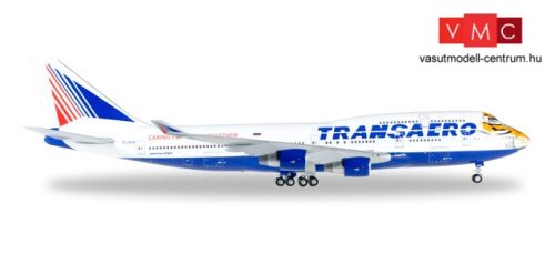 Herpa 557917 Boeing B747-400 Transaero/Amur Tiger (1:200)