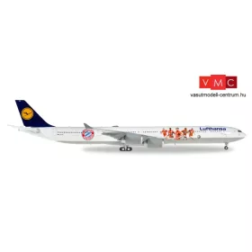   Herpa 558242 Airbus A340-600 Lufthansa - FC Bayern Audi Summer Tour USA 2016 D-AIHK (1:200)