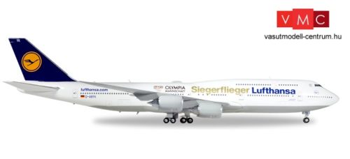 Herpa 558402 Boeing 747-8 Intercontinental Lufthansa - Siegerflieger Olympia Rio 2016 (1:200)