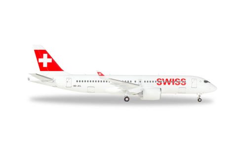 Herpa 558952-001 Airbus A220-300 Swiss Int, HB-JCL (1:200)