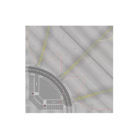   Herpa 558969-001 Apron / Tower Plates - Repülőtéri irányítótorony alaplap (1:200)