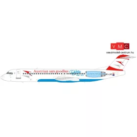   Herpa 559027 Fokker 100 Austrian Airlines Goodbye Fokker - OE-LVE Zagreb (1:200)