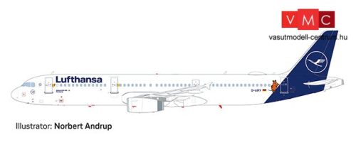 Herpa 559959 Airbus A321 Lufthansa, Die Maus (1:200)