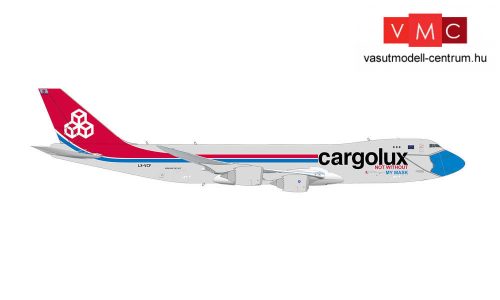 Herpa 571272 Boeing B747-8F Cargolux, “Not Without My Mask” – LX-VCF (1:200)