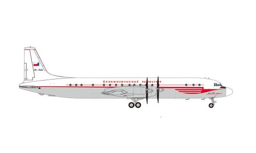 Herpa 571333 Iljushin IL-18 CSA Czechoslovak Airlines (1:200)