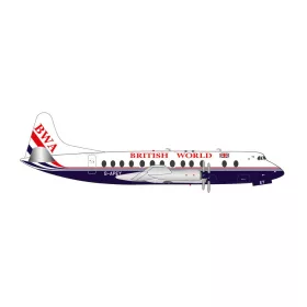   Herpa 571463 Vickers Viscount 800 Brit World Airlines 25th Anniversary (1:200)