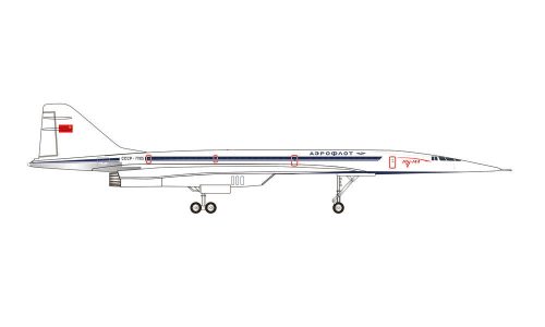 Herpa 571623 Tupoljev TU-144 Aeroflot CCCP-77105 (1:200)