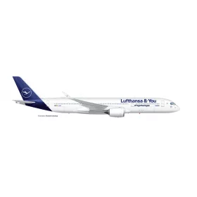   Herpa 572026 Airbus A350-900 Lufthansa & You, Braunschweig (1:200)