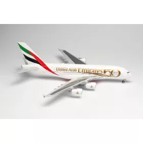   Herpa 572040 Airbus A380 Emirates UAE 50th Anniversary (1:200)