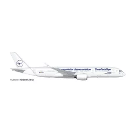 Herpa 572460 Airbus A350-900 Lufthansa, CleanTechFlyer – D-AIVD (1:200)