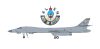 Herpa 573658 U.S. Air Force Rockwell B-1B Lancer - 37th Bomb Sqn, Ellsworth AB "Alien with an Attitude" - 86-0108 (1:200) repülőgép modell