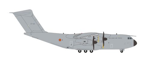 Herpa 573665 Belgian Air Component Airbus A400M Atlas - 20th Sqn, 15th Air TW, Melsbroek AB - CT-02 (1:200) repülőgép modell