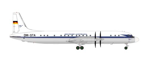 Herpa 573689 Deutsche Lufthansa Ilyushin IL-18 - DM-STA (1:200) repülőgép modell