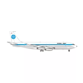   Herpa 573696 Pan Am Boeing 707-320 - N717PA "Jet Clipper Fleetwing" (1:200) repülőgép modell