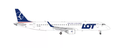 Herpa 573825 Embraer E195 LOT Polish Airlines (1:200)