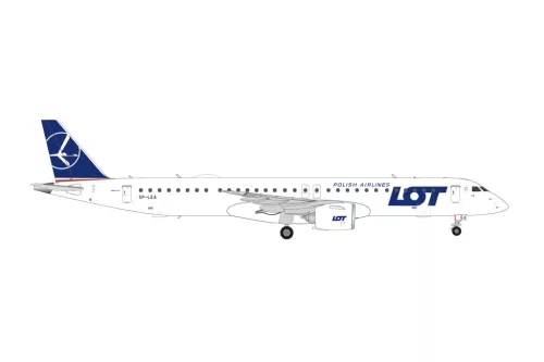 Herpa 573931 Embraer E195-E2 LOT Polish Airlines (1:200)