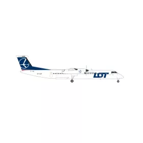 Herpa 573955 Bombardier Q400 LOT Polish Airlines (1:200)