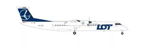 Herpa 573955 Bombardier Q400 LOT Polish Airlines (1:200)