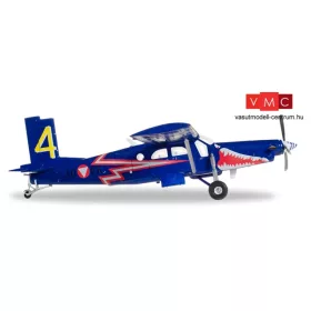   Herpa 580274 Pilatus PC-6 Turbo Porter Austrian AF - Blaue Elise - 4. Flächenstaffel - 3G-EK (1:72)