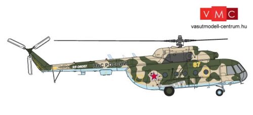 Herpa 580373 Mil Mi-8MT Hip Russian Air Force - 339th Air Base, Torzhok RF-06057/87 yellow (1:7