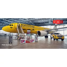 Herpa 612449 Airbus A320 Eurowings Hertz, 100 Years (1:200)