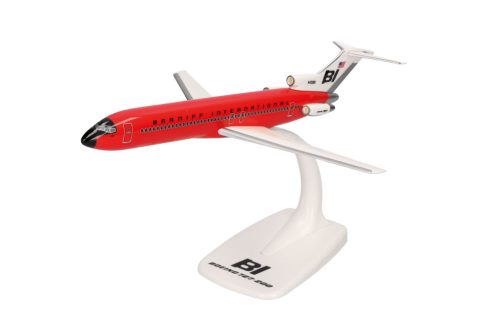 Herpa 614016 Braniff International Boeing 727-200 - Solid Red - N401BN (1:200) - Építőkészlet