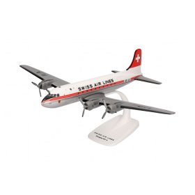  Herpa 614030 Douglas DC-4 Swiss Air Lines (1:125) - Építőkészlet / Snap-Fit
