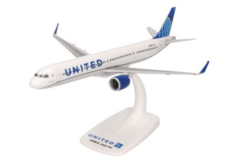 Herpa 614351 Airbus A321neo United Airlines (1:200) - Építőkészlet