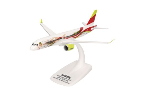 Herpa 614559 Airbus A220-300 airBaltic 50th A220 (1:200) - Építőkészlet