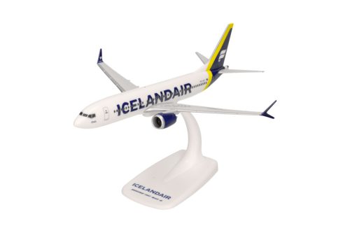 Herpa 614641 Boeing 737 Max 8 Icelandair yellow (1:200) - Építőkészlet