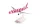 Herpa 614788 Airbus A320 Condor Pink Plane (1:200) - Építőkészlet