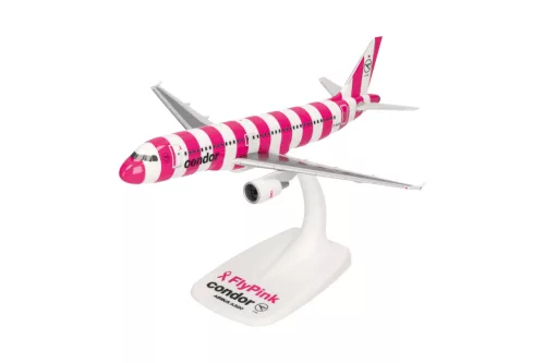 Herpa 614788 Airbus A320 Condor Pink Plane (1:200) - Építőkészlet