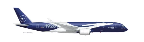 Herpa 614924 Airbus A350-900 Lufthansa 100 Jahre (1:200) - Építőkészlet