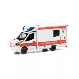   Herpa 700801 Mercedes-Benz Sprinter 2018 RTW RD katonai mentő - BW/Notarz (H0)