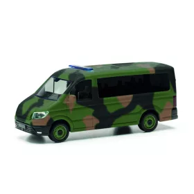   Herpa 700825 MAN TGE Bus FD, katonai álcafestéssel - Rheinmetall/BW (H0)