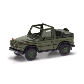   Herpa 700849 Mercedes-Benz G-Klasse katonai terepjáró, nyitott - Bundeswehr (H0)