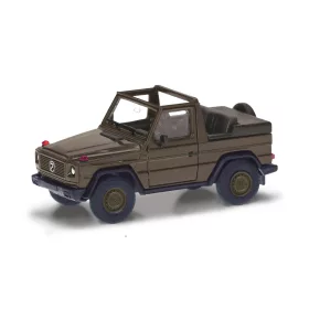   Herpa 700863 Puch G-Klasse nyitott katonai terepjáró - Östrreich Heer (H0)