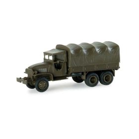   HERPA 740630 GMC 6x6 CCKW 353 ponyvás katonai teherautó (H0)