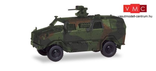 Herpa 746380 ATF Dingo páncélozott katonai jármű, FLW 200 fegyverrel és álcafestéssel (H