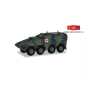 Herpa 746410 GTK Boxer páncélozott katonai mentő, bronzzöld álcafestéssel (H0)