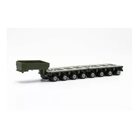   Herpa 746953 Goldhofer THP-SL nyolctengelyes speciális katonai félpótkocsi harckocsi szállításhoz (H0)