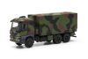 Herpa 746991-002 Mercedes-Benz Arocs 6x6 onyvás katonai teherautó, álcafestéssel - BW (H0)