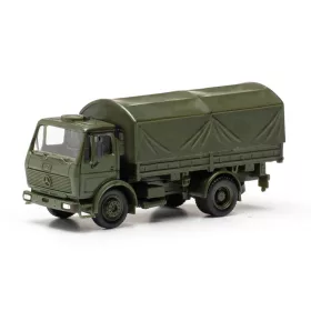   Herpa 747073 Mercedes-Benz NG 5t katonai ponyvás teherautó - Bundeswehr (H0)