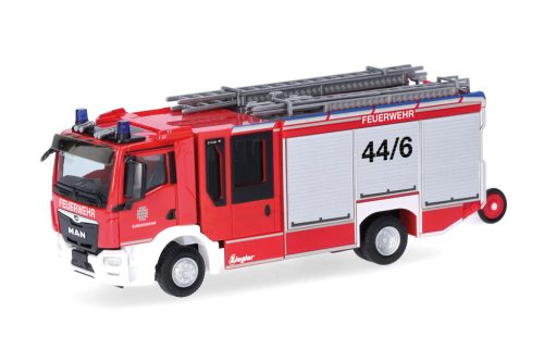 Herpa 747158 MAN TGM Z-Cab katonai tűzoltó - BW/Feuerwehr (H0)