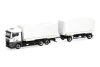 Herpa 747349 MAN TGX GM csereszekrényszállító teherautó, pótkocsival - Bundeswehr/Fahschule (H0)