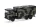 Herpa 747363 Scania XT17 6x6 ponyvás teherautó, álcafestéssel - Bundeswehr (H0)