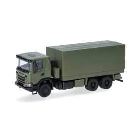 Herpa 747370 Scania XT17 ponyvás katonai teherautó (H0)