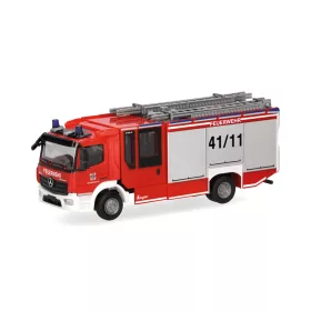   Herpa 747449 Mercedes-Benz Atego 2013 Z-Cab katonai tűzoltó - Bundeswehr FW (H0)